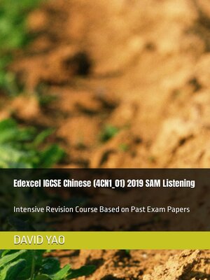 cover image of Edexcel IGCSE Chinese